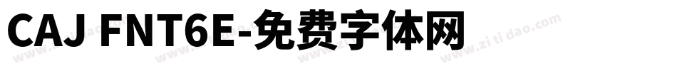 CAJ FNT6E字体转换